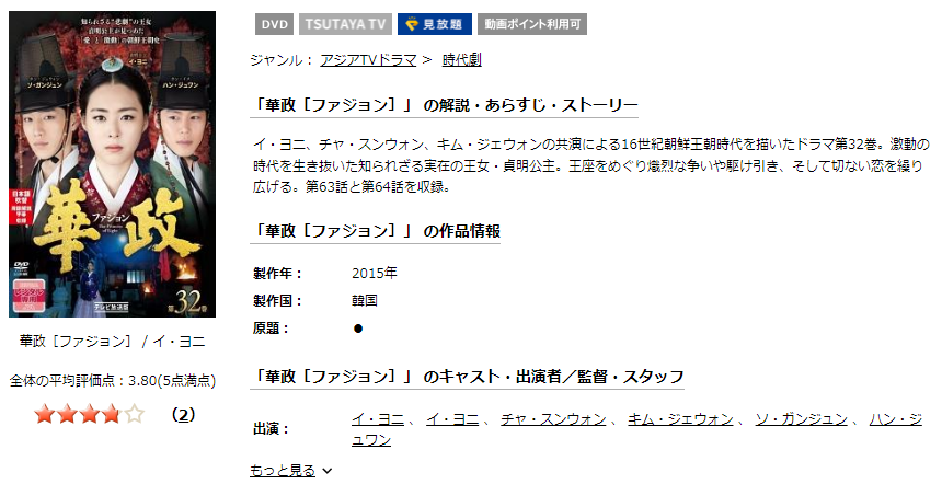 華政　韓国ドラマ